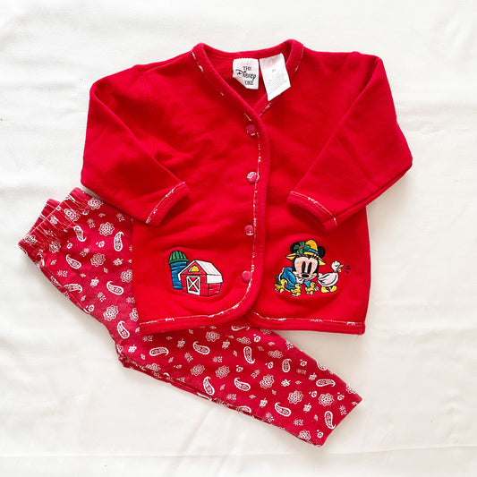 Disney Store Minnie Farmer Set - Yellow Clover Vintage Kids Clothes