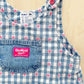 OshKosh Heart Woven Dress - Yellow Clover Vintage Kids Clothes