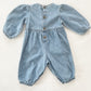 Guess Bow Romper • 9m - Yellow Clover Vintage Kids Clothes
