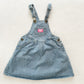 OshKosh Denim Scoop Skirtall - Yellow Clover Vintage Kids Clothes