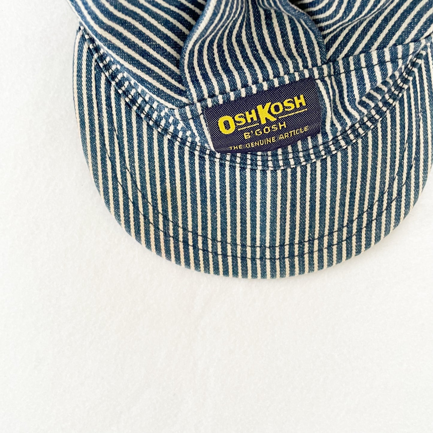 OshKosh Hickory Conductor Hat - Yellow Clover Vintage Kids Clothes