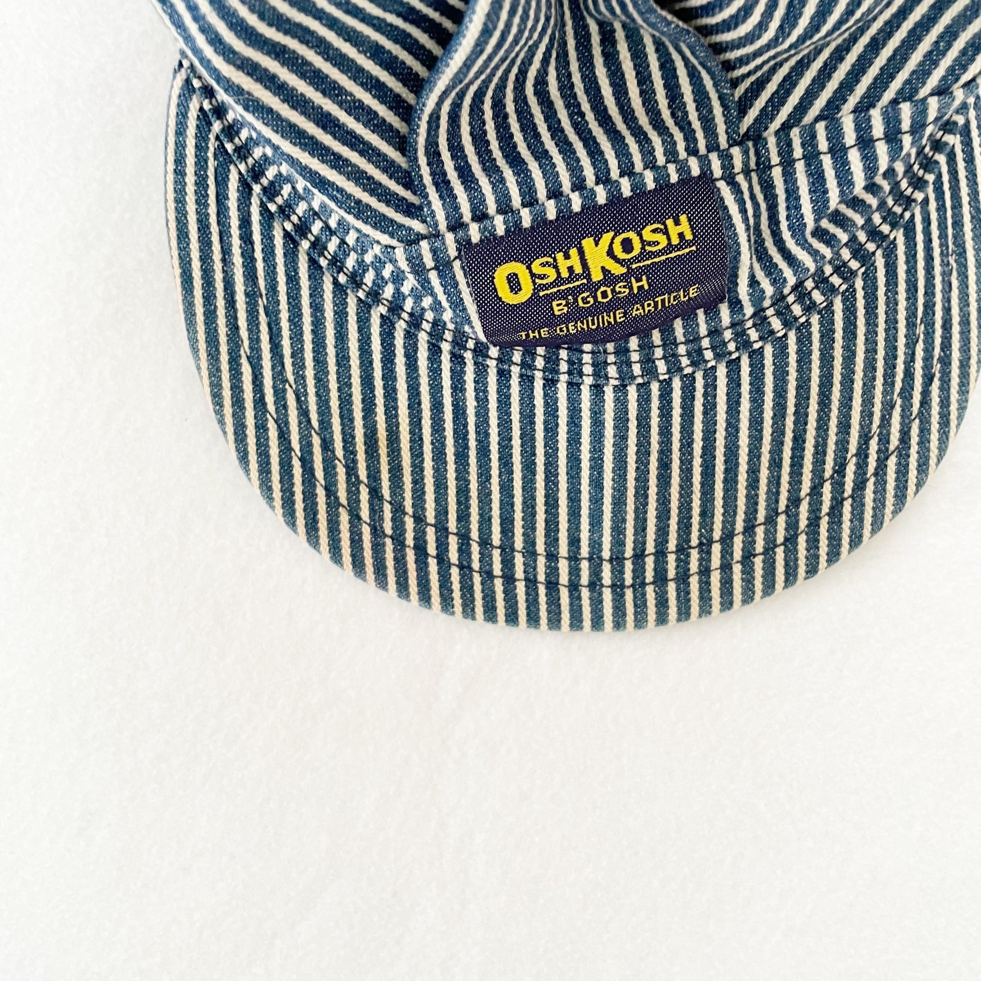 OshKosh Hickory Conductor Hat - Yellow Clover Vintage Kids Clothes
