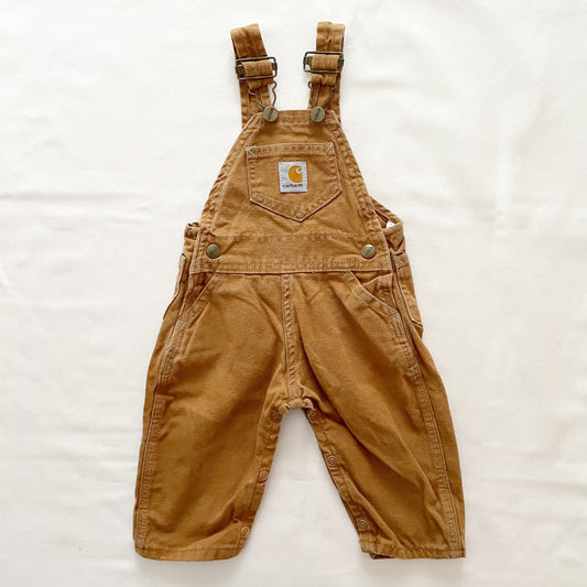 Carhartt Tan Overalls • 12m - Yellow Clover Vintage Kids Clothes