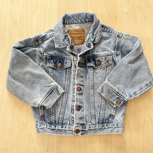 Vintage Levi’s Orange Tab Trucker Jacket - Yellow Clover Vintage Kids Clothes