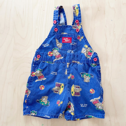 Vintage Baby B’gosh Beach Bear Shortalls