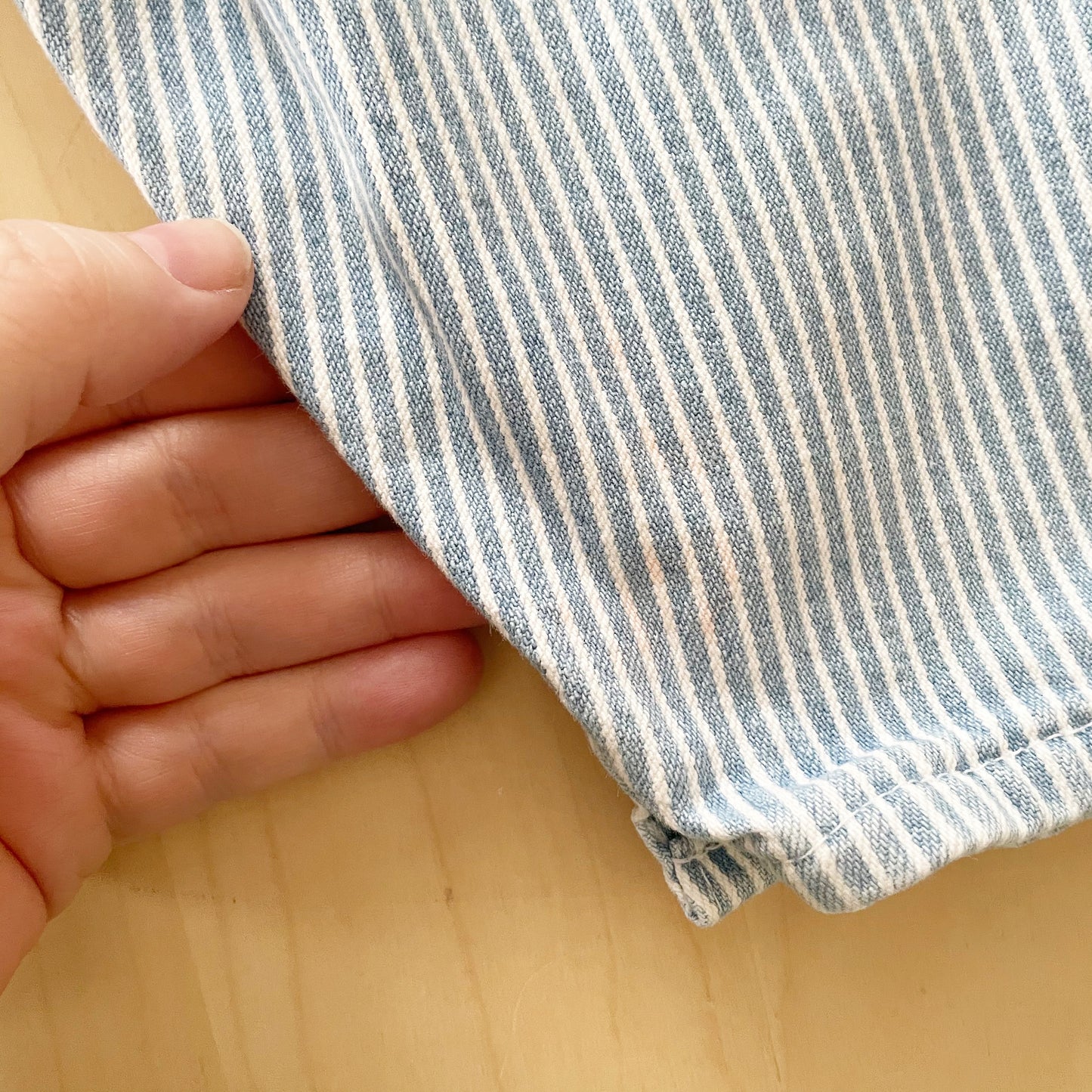 Vintage Baby B’gosh Light Wash Engineer Stripe Overalls