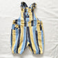 OshKosh Cropped Baggy Cut Overalls - Yellow Clover Vintage Kids Clothes