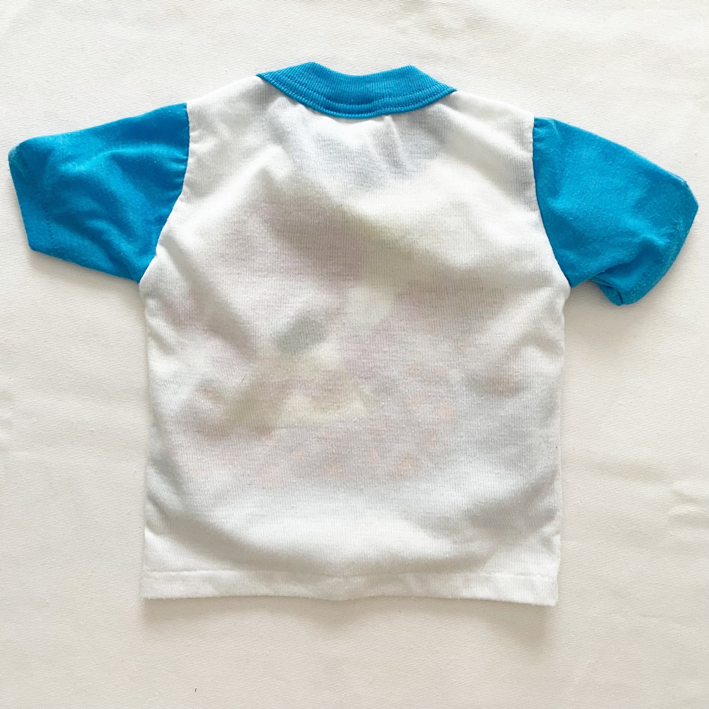Barney Pool Float PJ Top • 24m (?) - Yellow Clover Vintage Kids Clothes