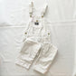 Vintage OshKosh Classic Cut White Overalls