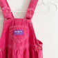 OshKosh Watermelon Pink Cord Bow Back Overalls