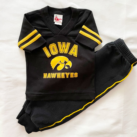 Iowa Hawkeyes Tee + Sweatpants Set