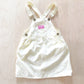 Vintage OshKosh Yellow Subtle Floral Skirtall - Yellow Clover Vintage Kids Clothes