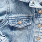 OshKosh Ruffle Denim Jacket - Yellow Clover Vintage Kids Clothes