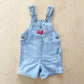 OshKosh Light Wash Denim Shortalls