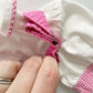 OshKosh Pink Scoop Cut Shortalls Set