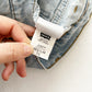 Levi’s Light Wash White Tab Shorts - Yellow Clover Vintage Kids Clothes