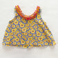 Sunflower Swing Tank Top - Yellow Clover Vintage Kids Clothes