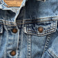 Levi’s Medium Wash White Tab Jacket - Yellow Clover Vintage Kids Clothes