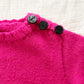 Handknit Lady and the Tramp Sweater - Yellow Clover Vintage Kids Clothes