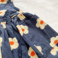OshKosh Yellow Flower Print Button Front Dress - Yellow Clover Vintage Kids Clothes