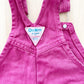 OshKosh Scoop Cut Shortalls - Yellow Clover Vintage Kids Clothes
