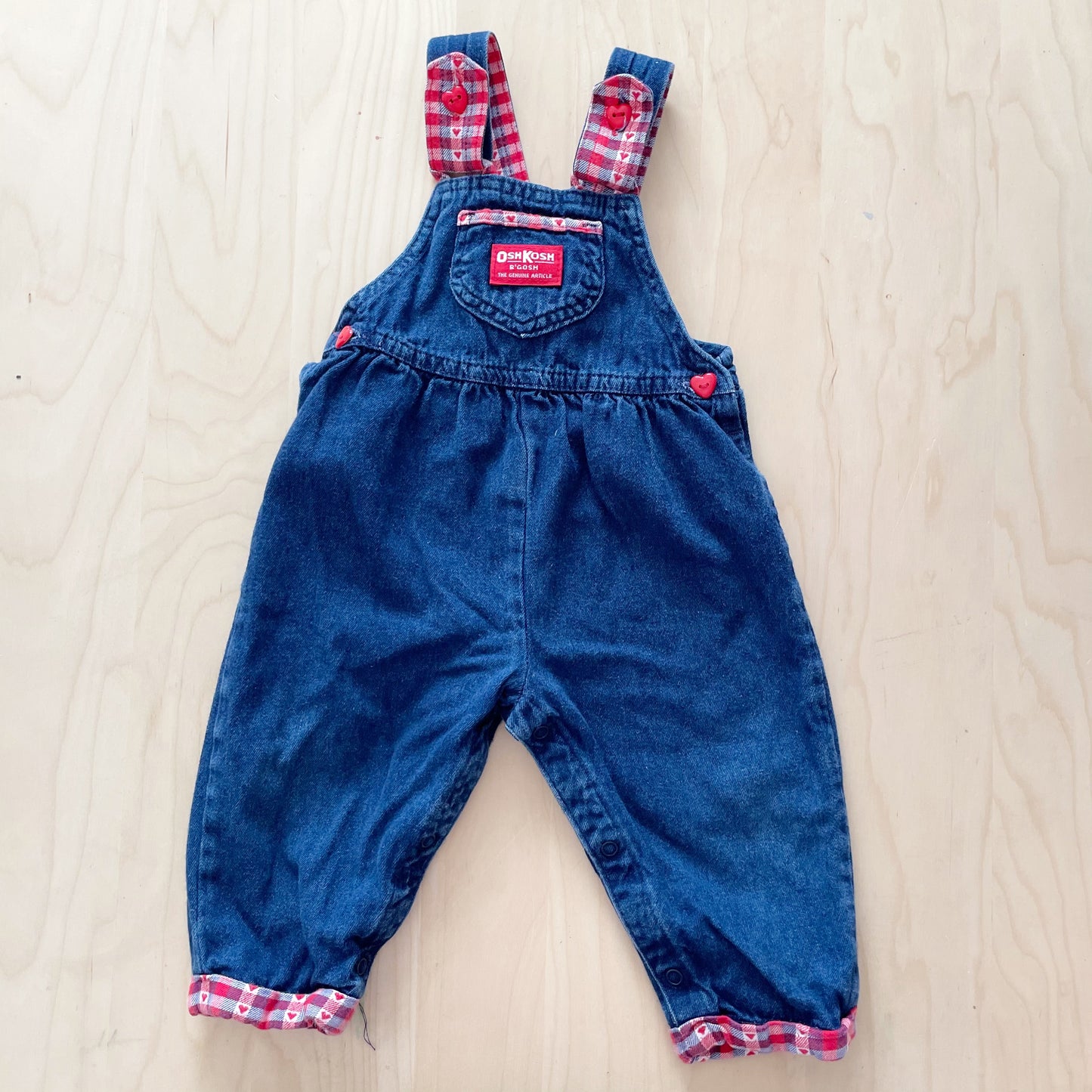 OshKosh Heart Detail Denim Overalls