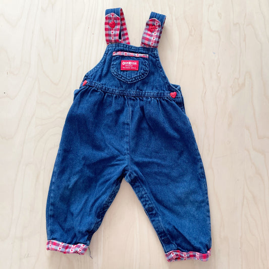 OshKosh Heart Detail Denim Overalls