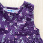 OshKosh Purple Floral Cord Dress - Yellow Clover Vintage Kids Clothes