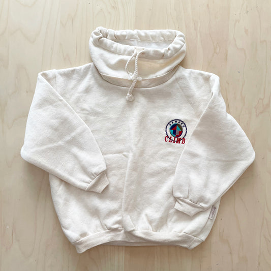 OshKosh Oatmeal Compass Sweatshirt - Yellow Clover Vintage Kids Clothes