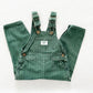 OshKosh Dark Green Overalls - Yellow Clover Vintage Kids Clothes