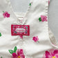 OshKosh Hibiscus Floral Overalls - Yellow Clover Vintage Kids Clothes