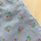 Vintage OshKosh Floral Houndstooth Overalls - Yellow Clover Vintage Kids Clothes