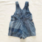 Levi’s Sunflower Patch Crossfront Shortalls - Yellow Clover Vintage Kids Clothes