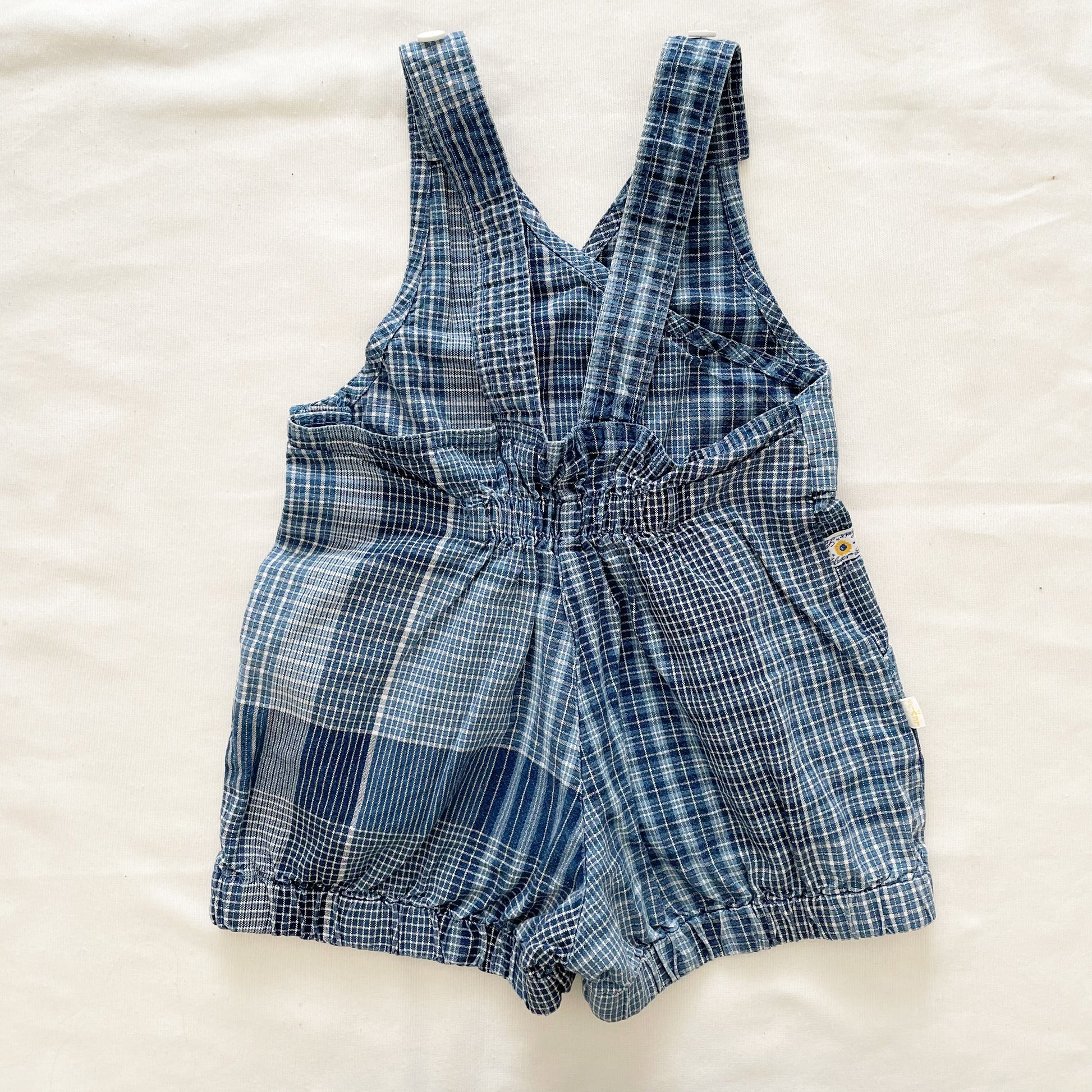 Levi’s Sunflower Patch Crossfront Shortalls - Yellow Clover Vintage Kids Clothes