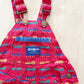 Vintage OshKosh Train Woven Overalls