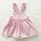 OshKosh Pink Hickory Stripe Skirtall - Yellow Clover Vintage Kids Clothes