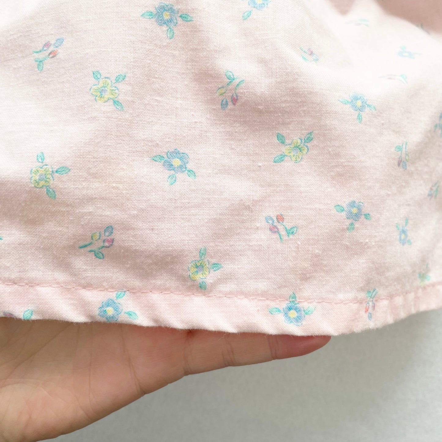 OshKosh Floral Bow Back Skirtall - Yellow Clover Vintage Kids Clothes