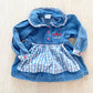 Vintage Baby B’gosh Gingham Heart Apron Dress
