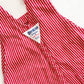 OshKosh Red Hickory Stripe Overalls