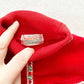 Healthtex Red Velour Turtleneck Dress