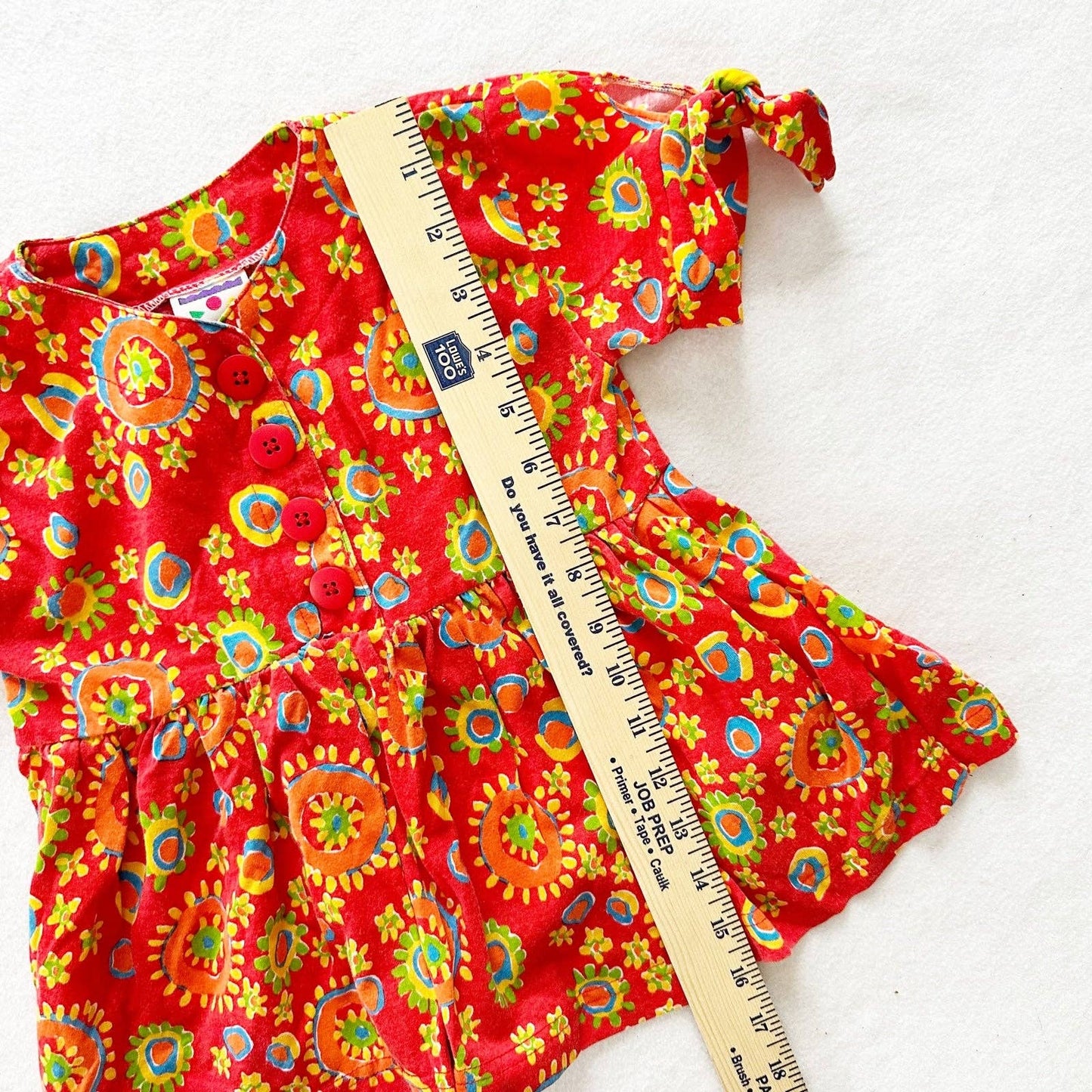 Vintage Circo 90s Fun Print Toddler Tunic Dress