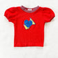 Healthtex Heart Triangles Applique Ringer Tee