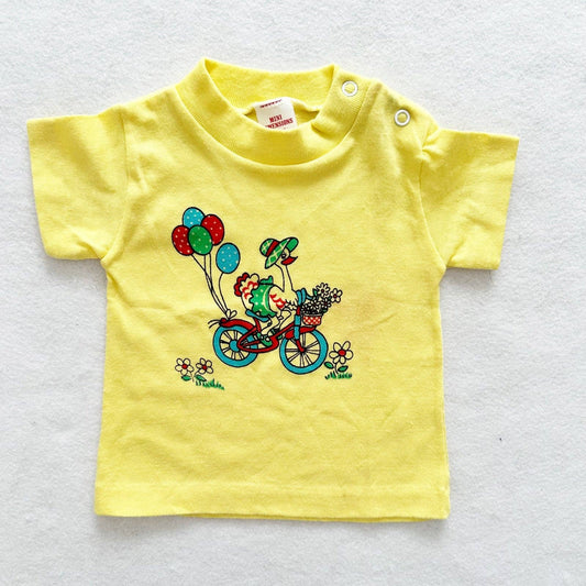 Vintage Goose Balloon Bicycle Baby Graphic T-shirt