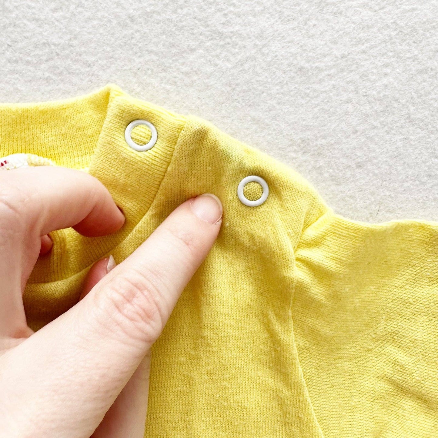 Goose Balloon Bicycle Graphic T-shirt - Yellow Clover Vintage Kids Clothes