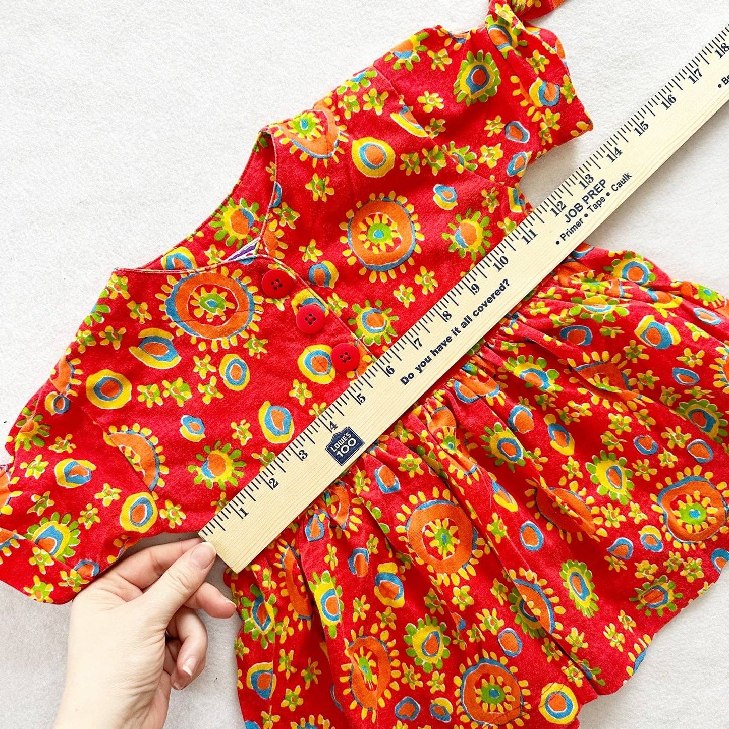 Vintage Circo 90s Fun Print Toddler Tunic Dress