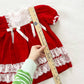 Evy Velvet Dress with Bloomers - Yellow Clover Vintage Kids Clothes