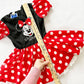 Vintage Disney Character Fashions Minnie Mouse Dress: 4y - Yellow Clover Vintage Kids Clothes