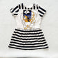 Nautical Striped Jersey Dress - Yellow Clover Vintage Kids Clothes