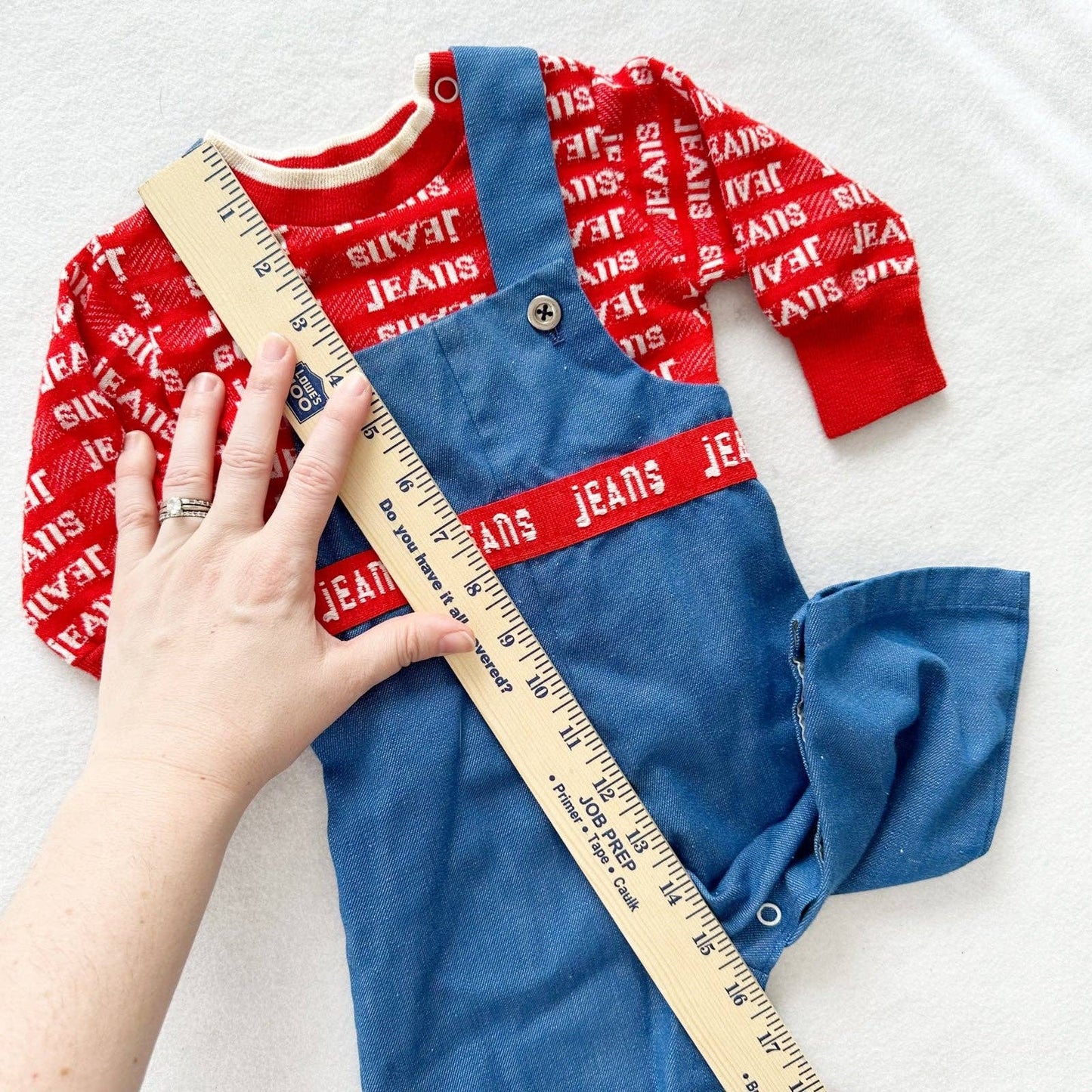 Healthtex Jeans Spell Out Top and Overalls