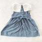 Polly Flinders Gingham Flower Collar Dress